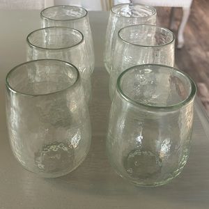 6 - Wine/Water Drinking Glasses